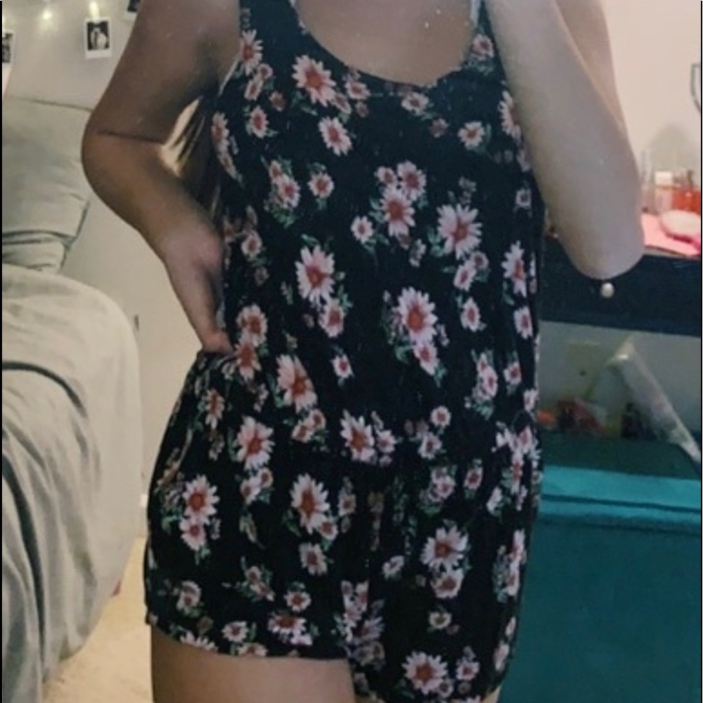 forever 21 floral romper